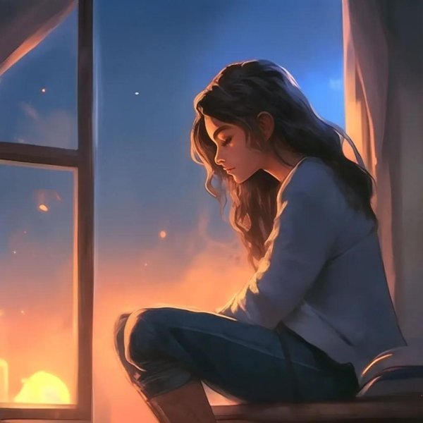 Девушка скучает по парню