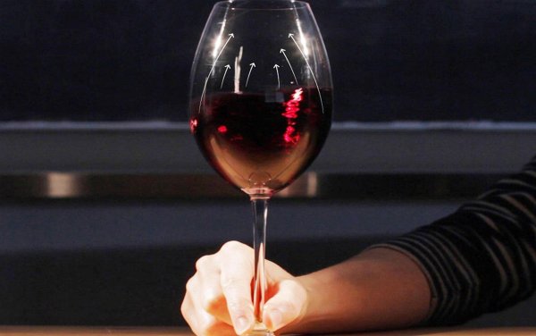 Девушка с бокалом вина