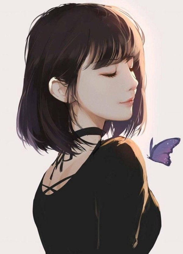 На аву девушка с каре