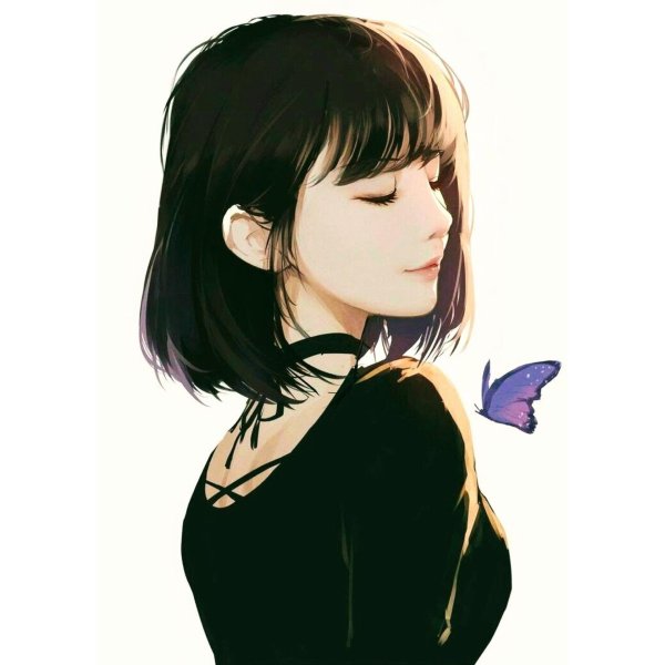 На аву девушка с каре