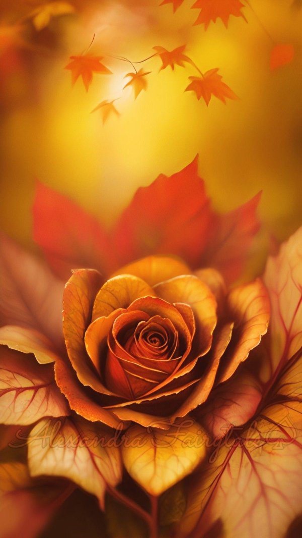 розы осенью