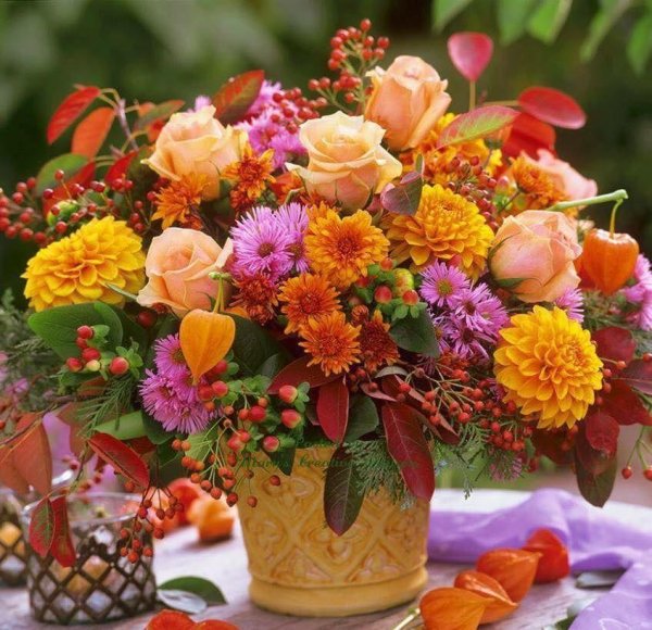 красивые осенние букеты