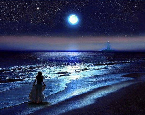 Девушка ночь