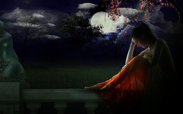 Девушка ночь