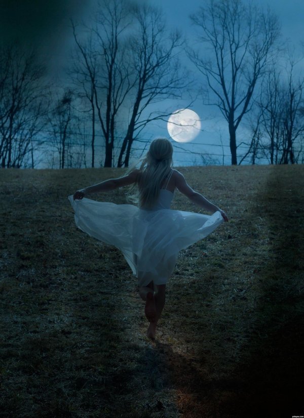 Девушка ночь