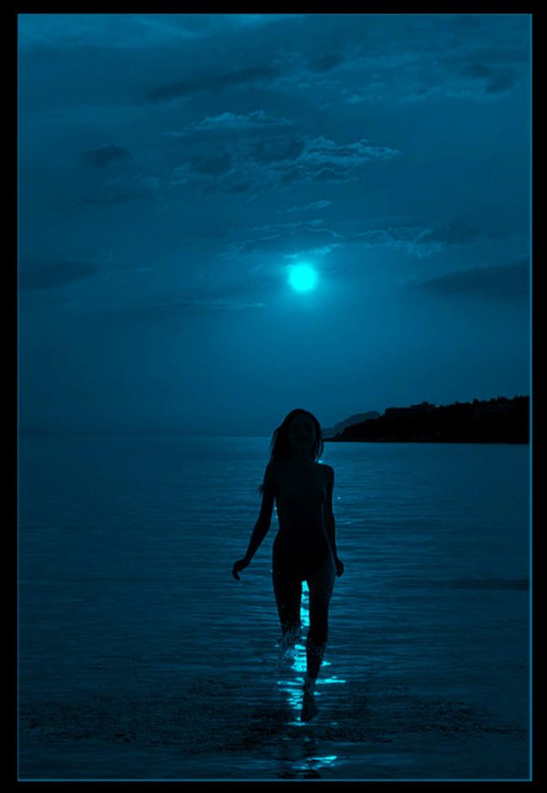 Девушка ночь