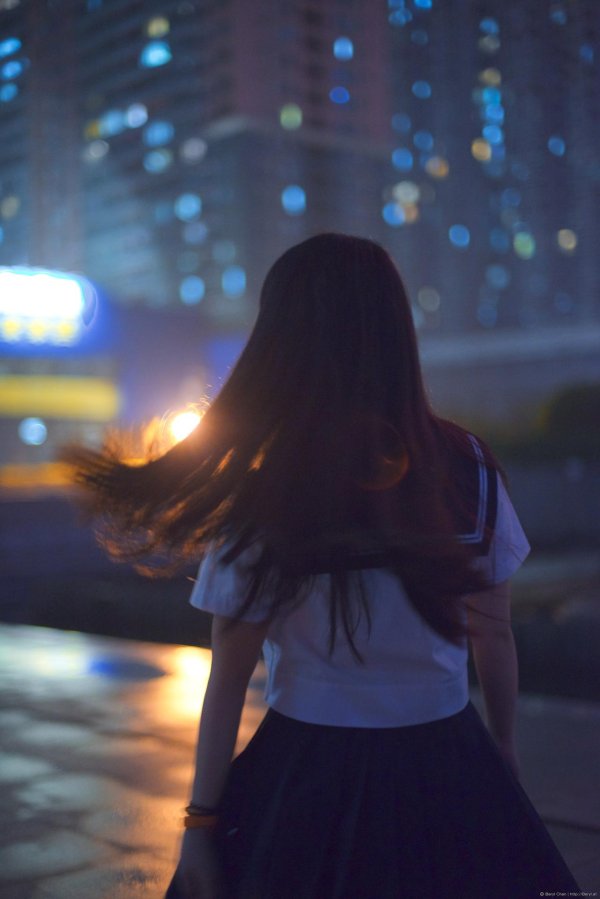 Девушка ночь