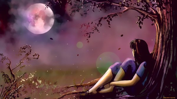 Девушка ночь