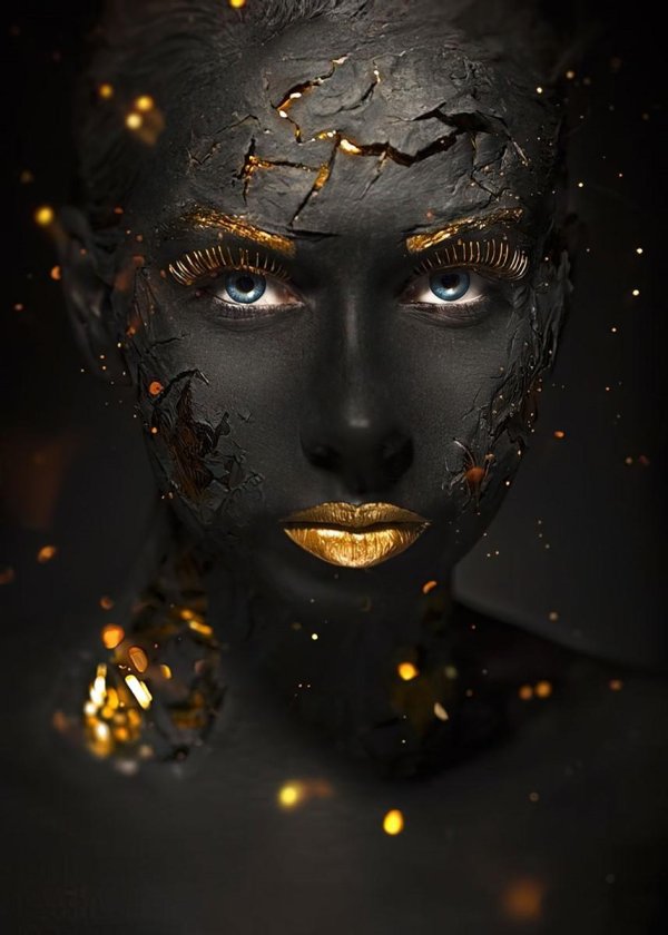 Девушка темная