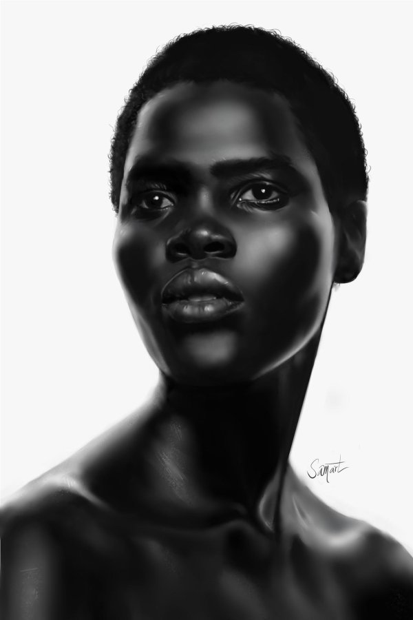 Девушка темная