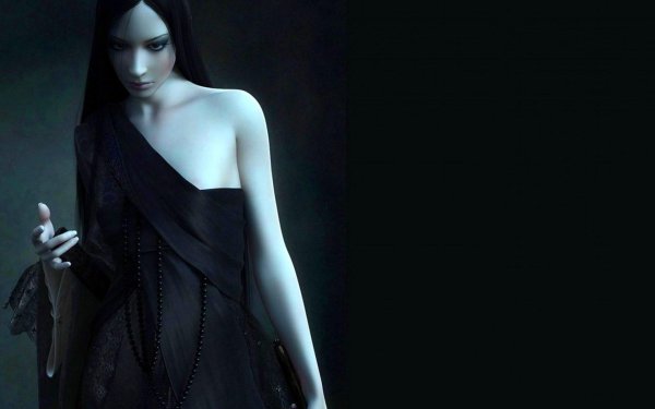 Девушка темная