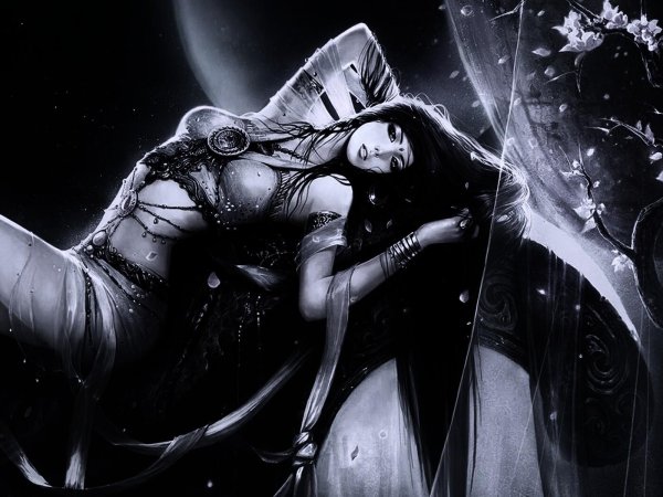 Девушка темная