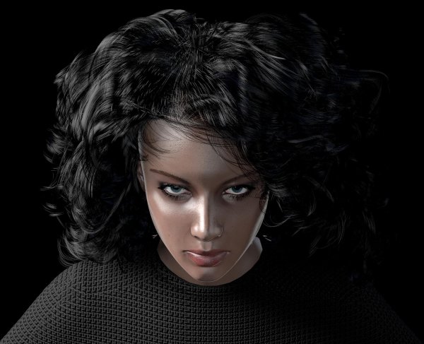 Девушка темная