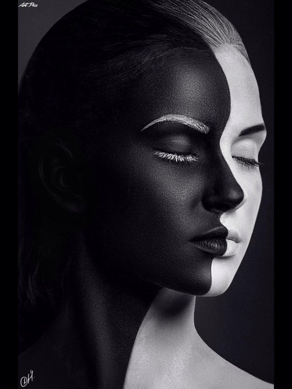 Девушка темная