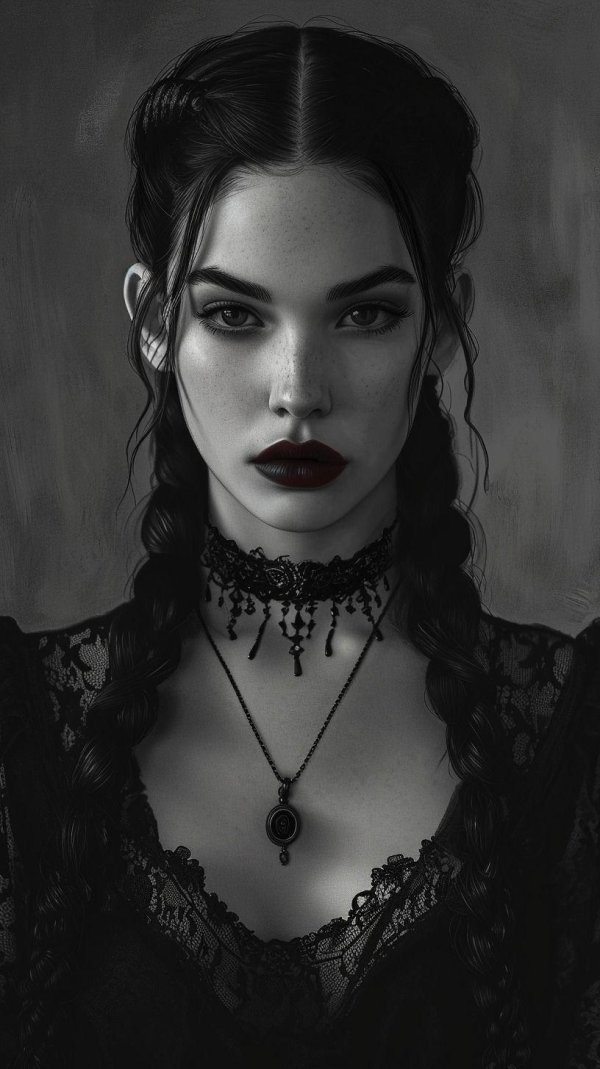 Девушка темная