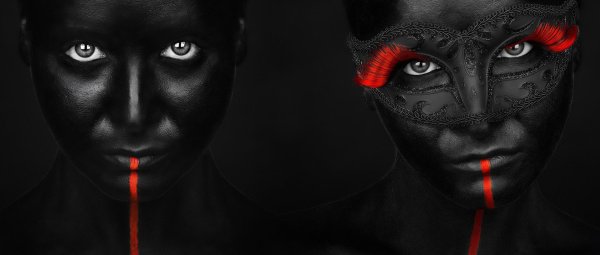 Девушка темная