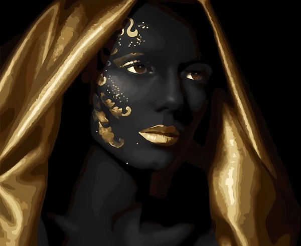 Девушка темная