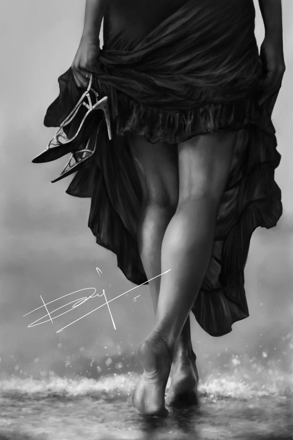 Идет девушка