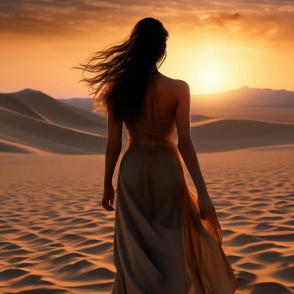 Идет девушка