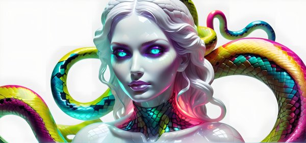 Девушка змея