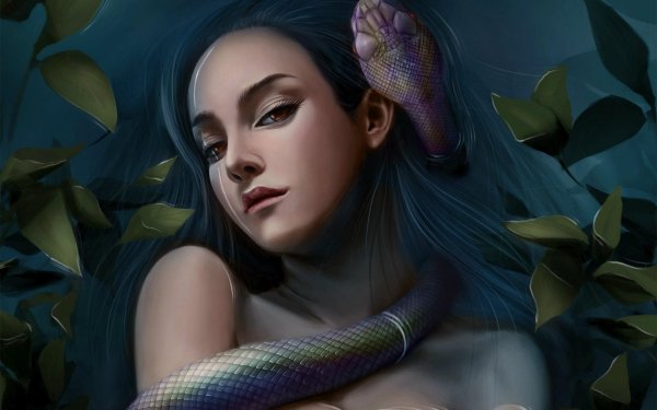 Девушка змея