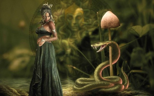 Девушка змея