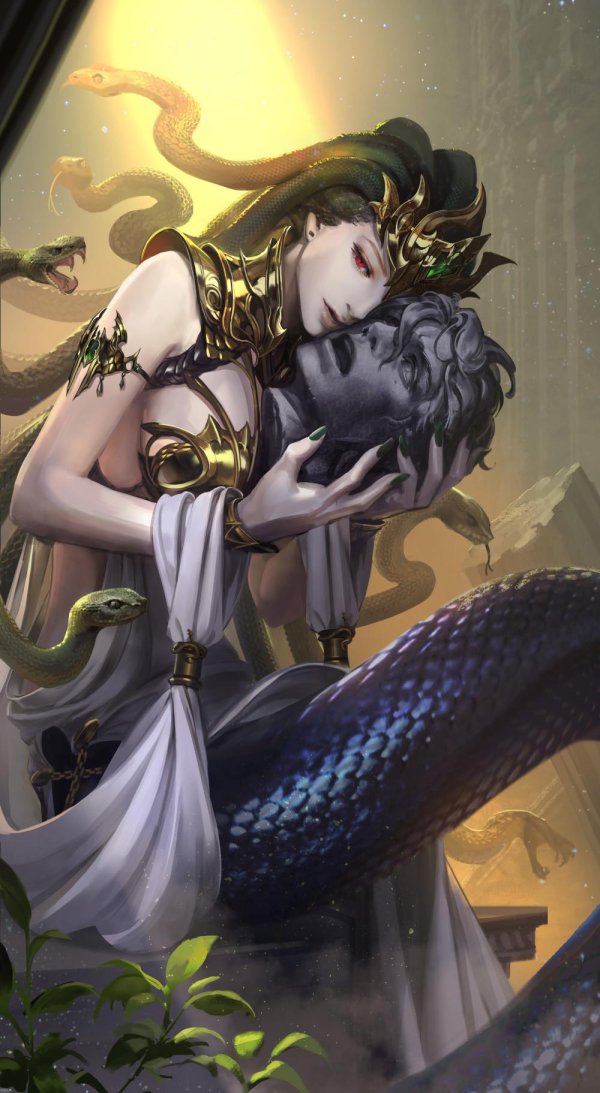 Девушка змея