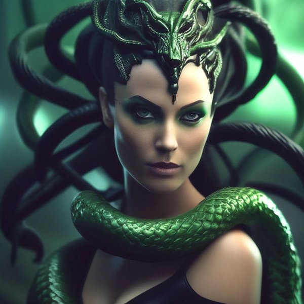 Девушка змея