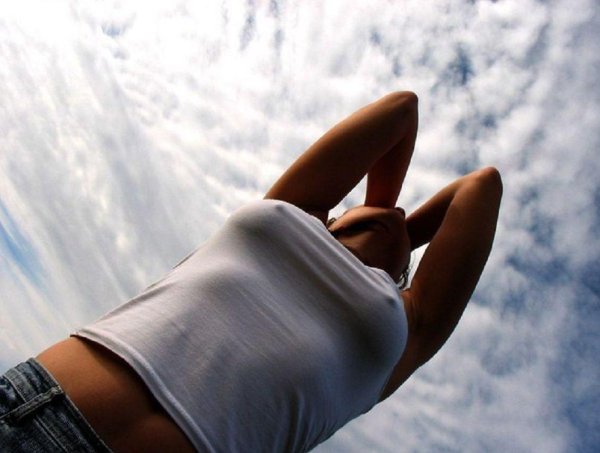 Девушка сверху