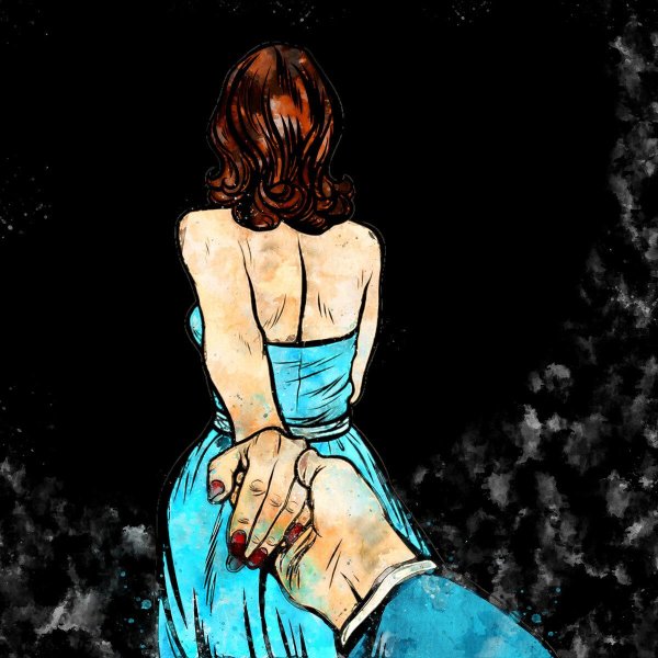 Девушка сверху