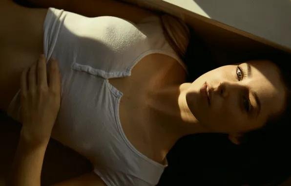 Девушка сверху