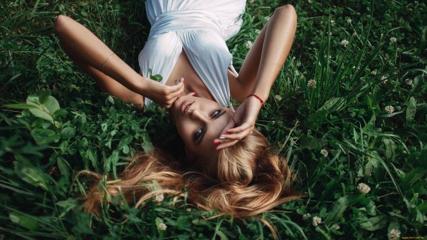 Девушка сверху