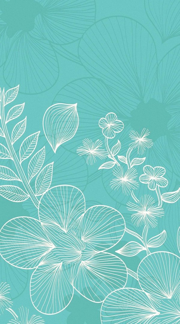 бирюзовые обои