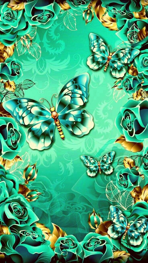 фон бабочек