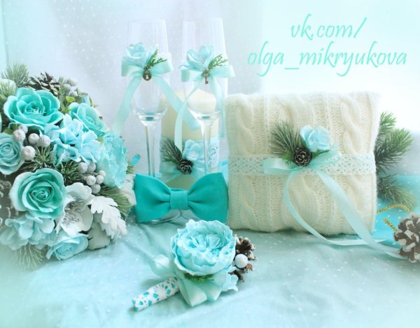 свадьба в мятном стиле