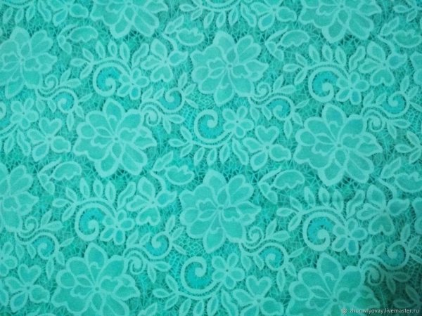 мятный фон с узором