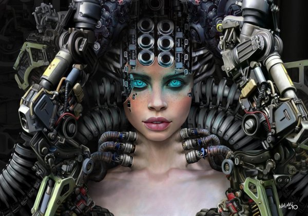 Девушка робот