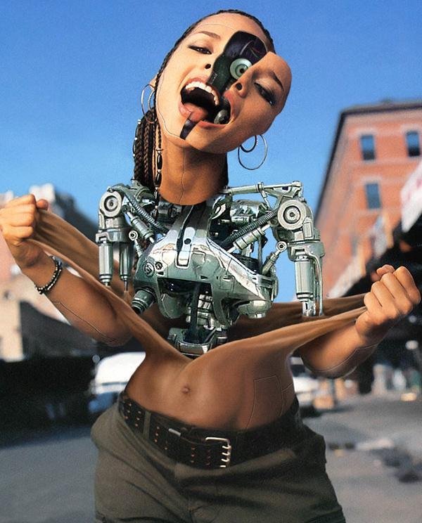 Девушка робот