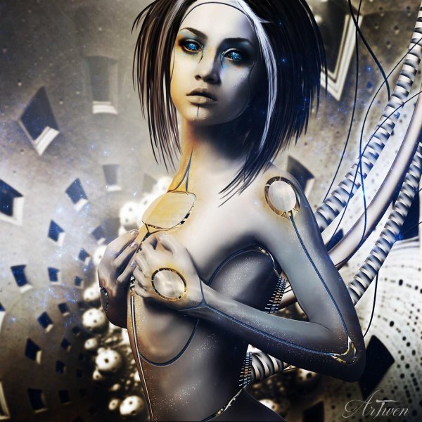 Девушка робот