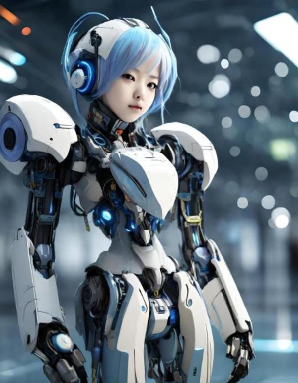 Девушка робот