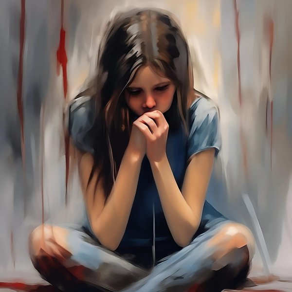 Печальная девушка