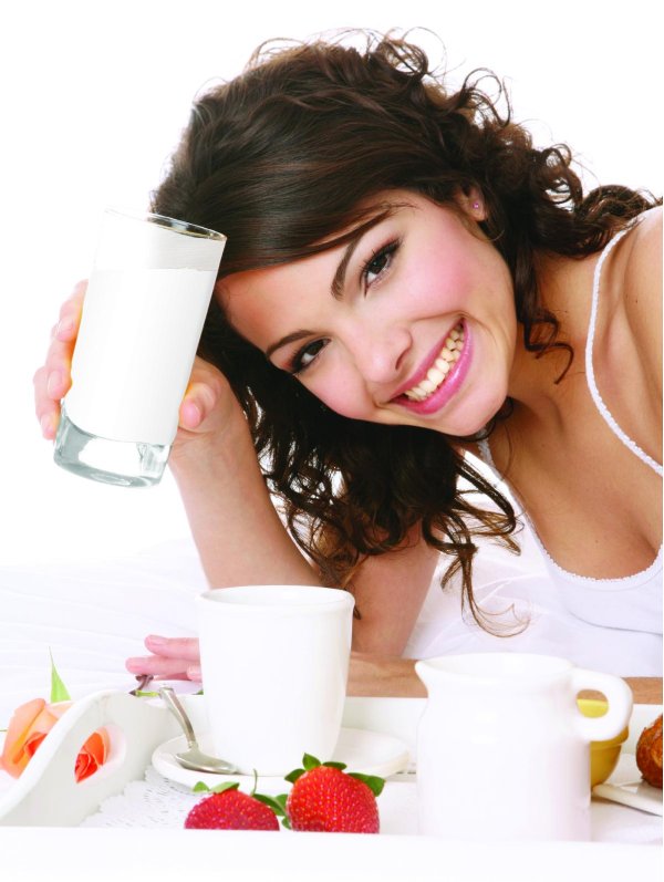 Утро девушка