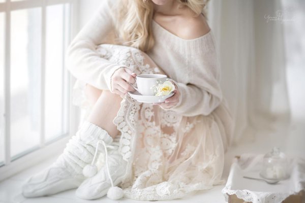 Утро девушка