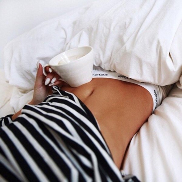 Утро девушка