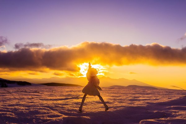 Солнце девушка