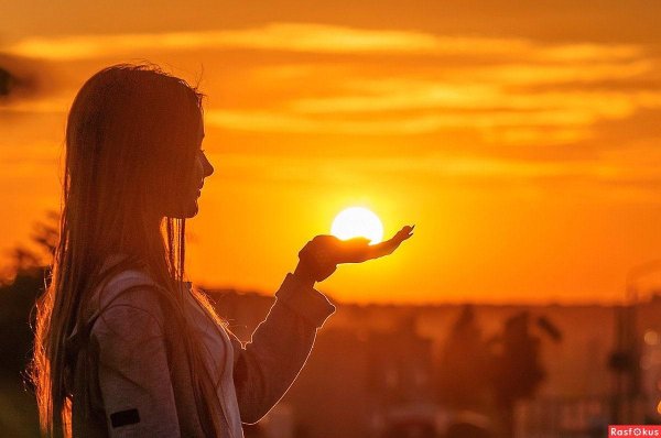 Солнце девушка