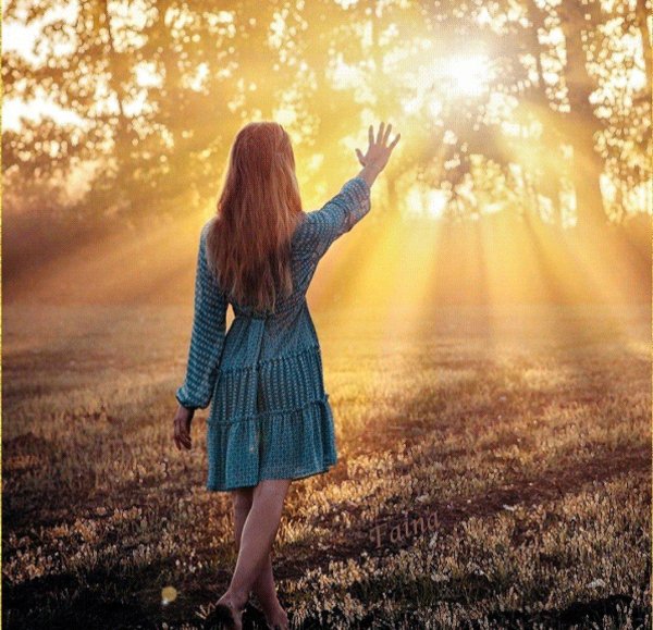 Солнце девушка