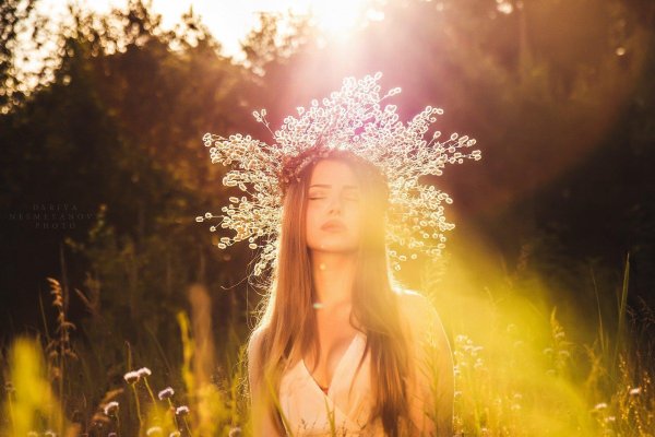 Солнце девушка