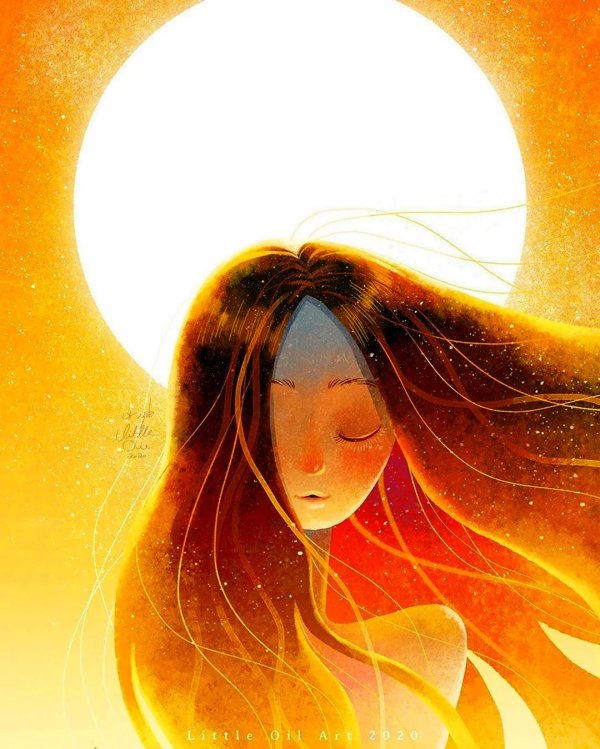 Солнце девушка