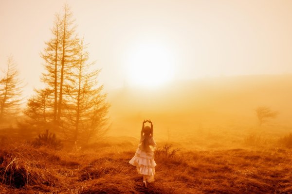 Солнце девушка